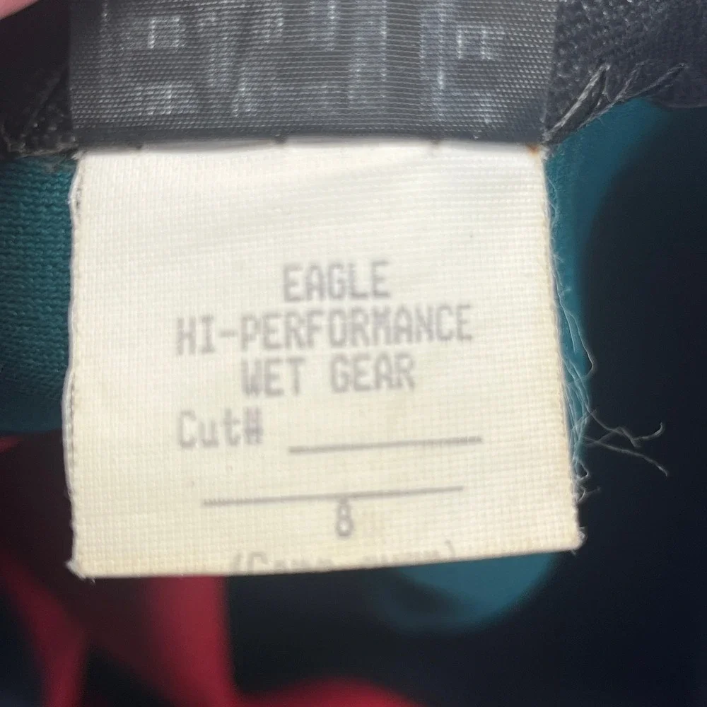 Eagle Wetsuit Women Purple Teal Black Colorblock Force Full Body Size 8